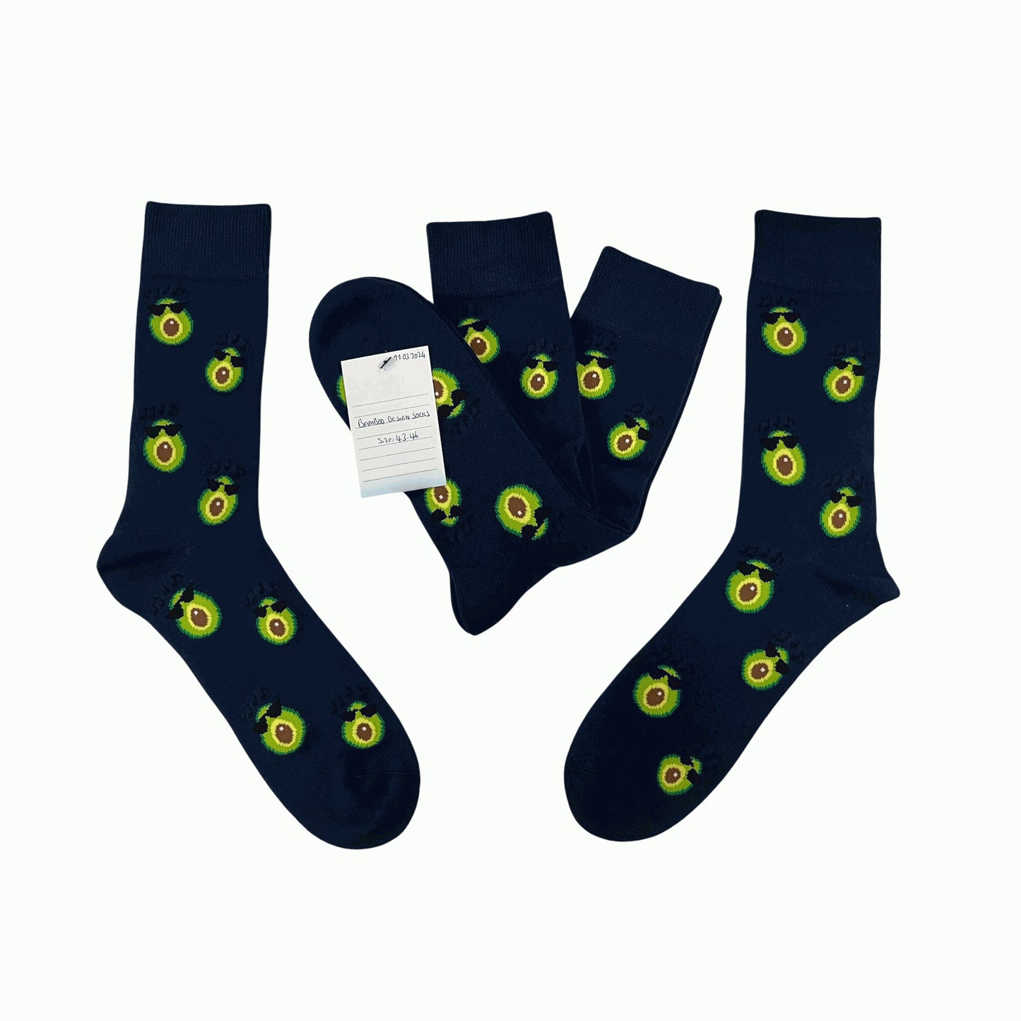Avocado Mens Bamboo Socks